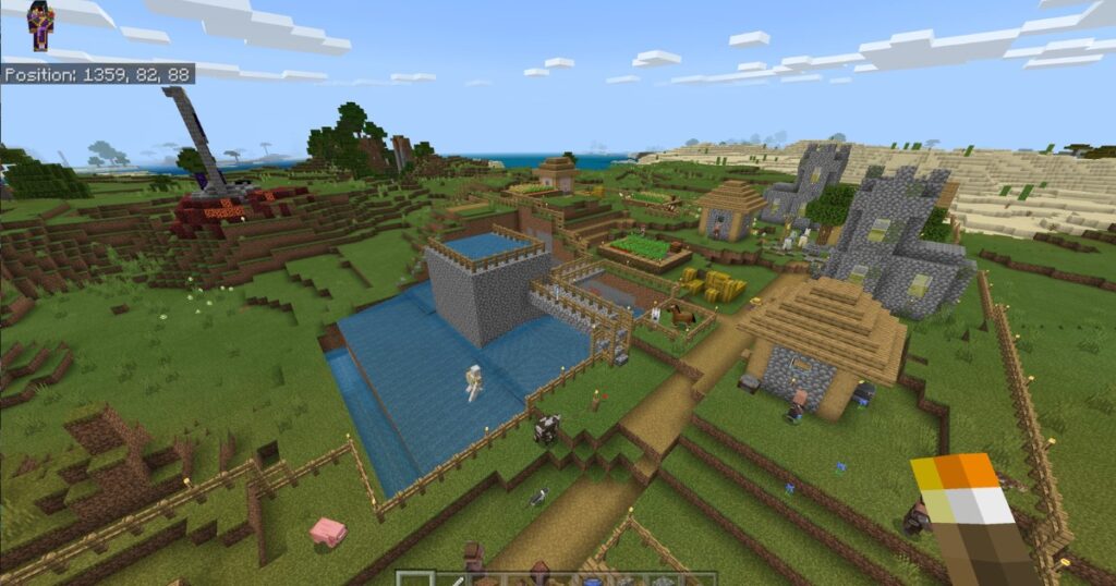 How to Spawn a Village in Minecraft?