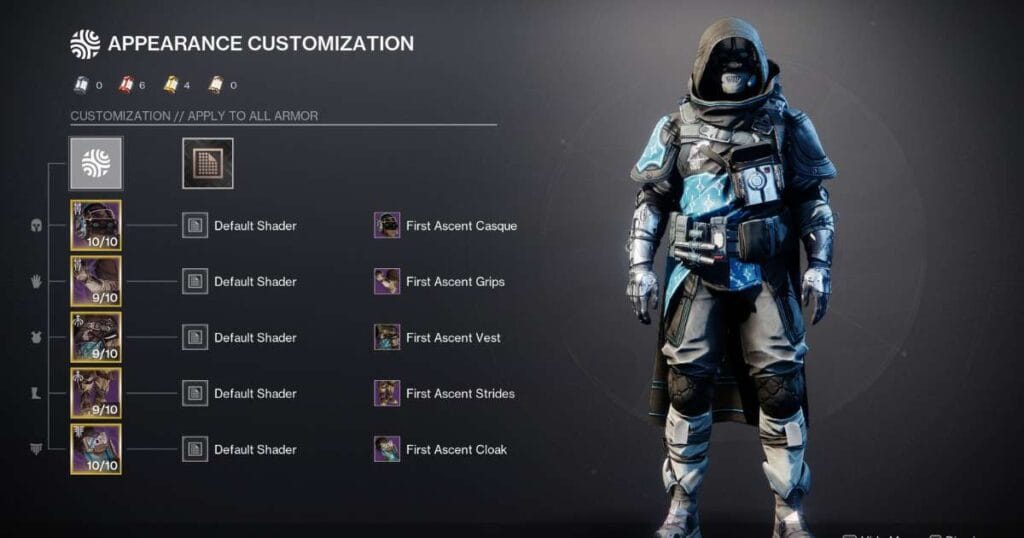 Destiny 2 First Ascent Armor