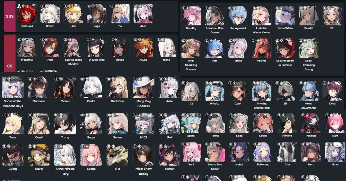 Nikke Tier List 2024: Guide to Top Characters for PvE & PvP