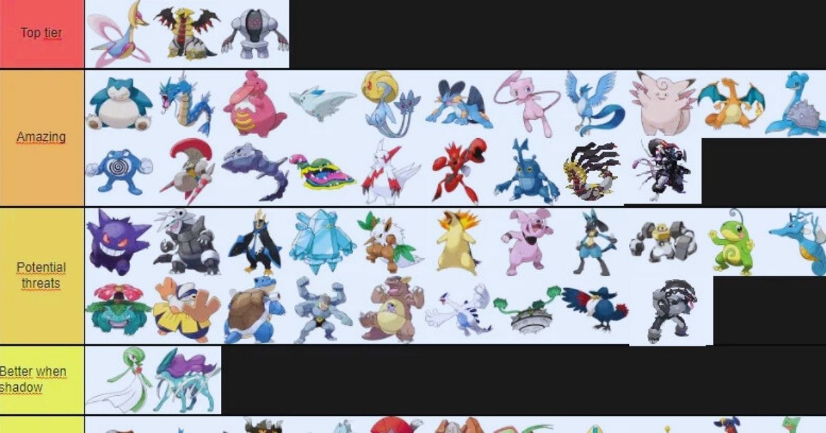 pokemon go ultra league tier list