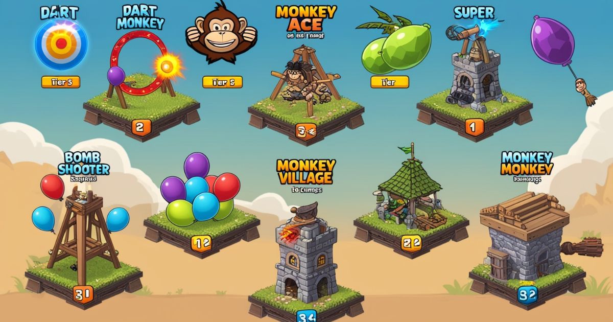 Bloons TD 6 Tier List 2025 - GamerGuideHub