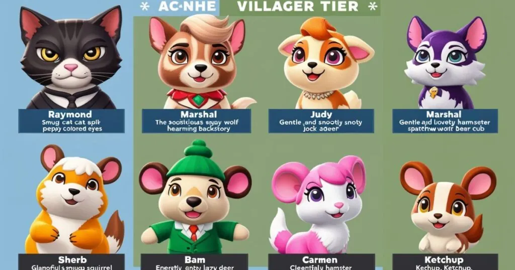 Animal Crossing Villager Tier List 