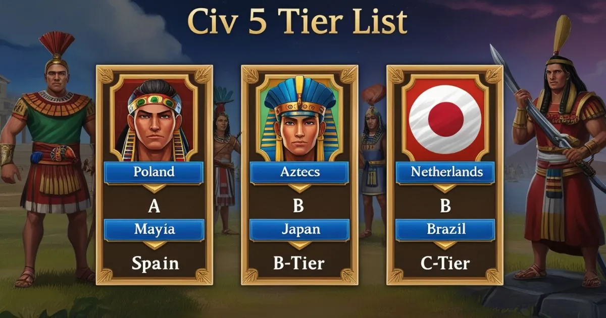 Civ 5 Tier List