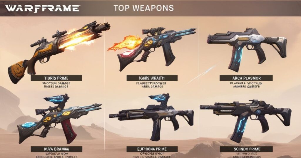 Warframe Weapon Tier List