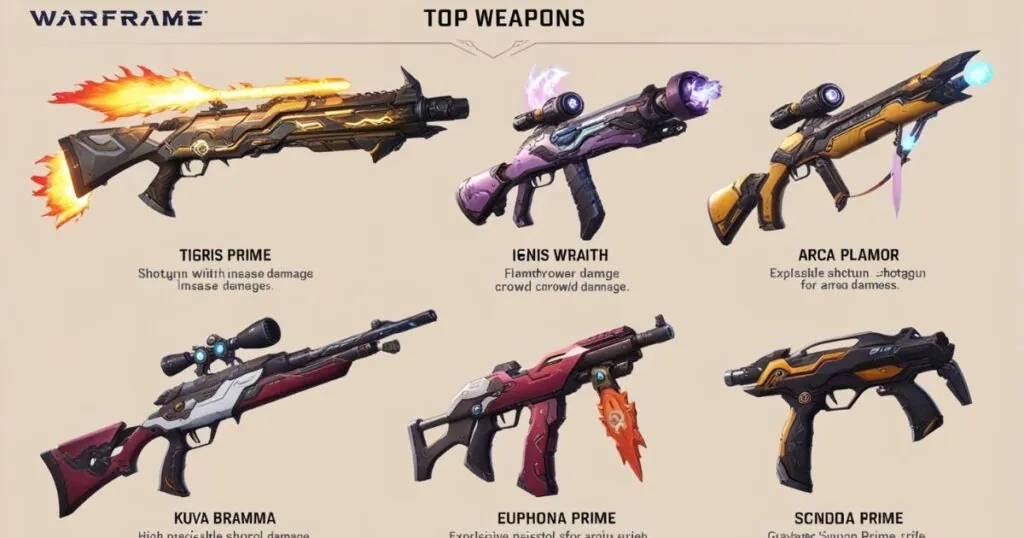 Warframe Weapon Tier List