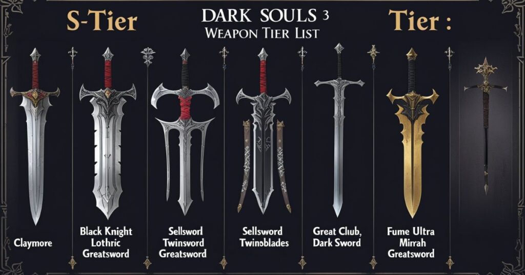 Dark Souls 3 Weapon Tier List