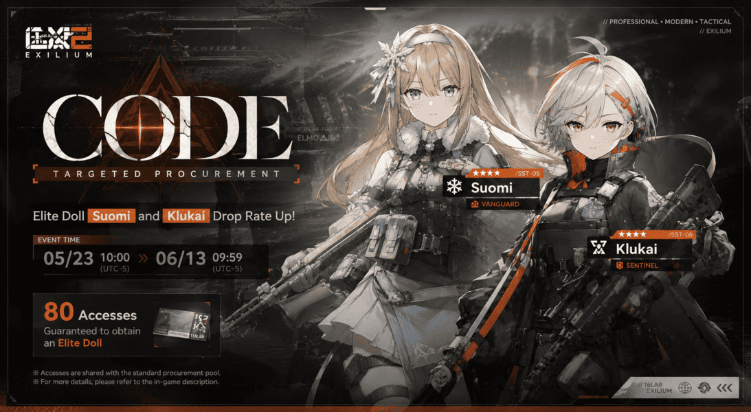 Girls Frontline 2 Exilium Code
